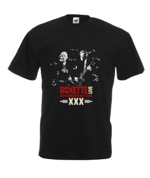 МУЖСКАЯ ФУТБОЛКА ROXETTE ДЛЯ КОНЦЕРТОВ