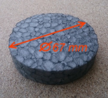 ЗАГЛУШКИ ИЗ ПОЛИСТИРОЛА ГРАФИТОВЫЕ 1000 ШТ БЕСПЛАТНЫЙ РЕЗАК