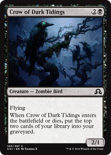 MTG 4x Crow of Dark Tidings
