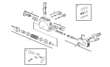 УПЛОТНЕНИЯ РАСПРЕДЕЛИТЕЛЯ VOLVO BL 60 61 11715251