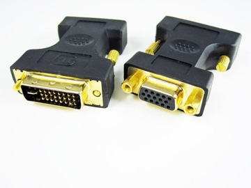 adapter wtyk DVI / gniazdo SVGA 15 pin