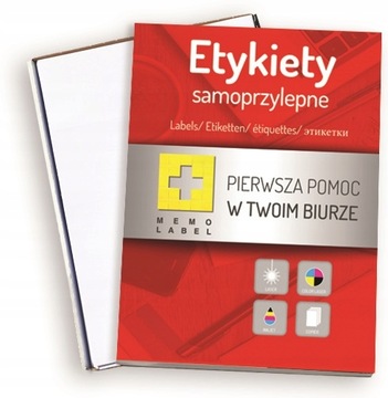 52,5x29,7 BIAŁE ETYKIETY PAPIEROWE DO DRUKARKI A4