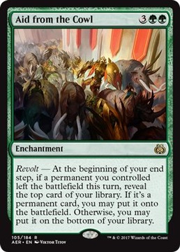 MTG Aid from the Cowl (Rare)