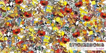 Наклейка STICKERBOMB STICKER BOMB УЗОРЫ 200х50 см