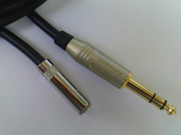 PROCAB gniazdo stereo miniJack3.5/JACK 6.3S 15m