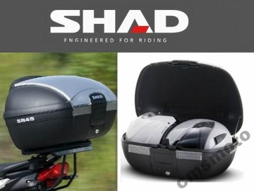 TOP CASE МОТОЦИКЛ СКУТЕР SHAD SH45 + ПЛИТА