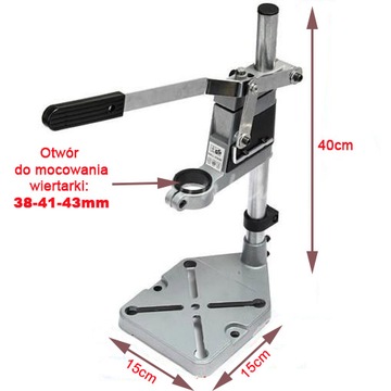 STOJAK STATYW DO WIERTARKI 400MM STOŁOWY UCHWYT
