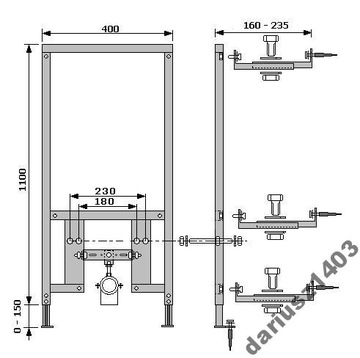 Каркас БИДЕ от производителя! Подходит для ROCA GROHE GEBERIT.