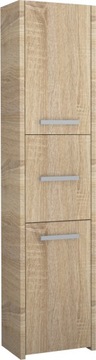 SZAFKA ŁAZIENKOWA 40cm 3 DRZWI SŁUPEK SONOMA