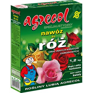 NAWÓZ DO RÓŻ 1,2kg Agrecol Wydajny Granulowany