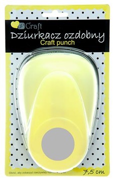 DZIURKACZ KOŁO OZDOBNY ZE WZOREM 7,5 CM ...DPC