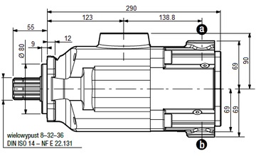 ПРЯМОЙ ПОРШНЕВОЙ НАСОС PA2x57 0511560 HYDRO LEDUC