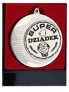 medal w etui Super Dziadek prezent dla dziadka
