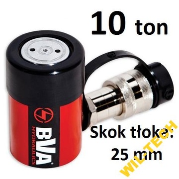 CYLINDER SIŁOWNIK 10 T 25mm HYDRAULICZNY 700 BAR