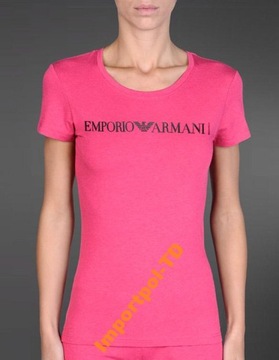 Emporio Armani T-Shirt damski koszulka roz: L