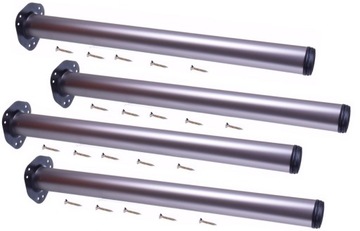 Noga do stołu fi60 L-710 satyna 1op 4szt