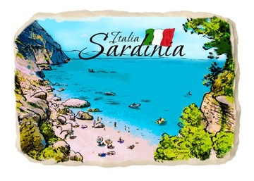 Magnes na lodówkę kamień SARDYNIA WŁOCHY ITALY 385