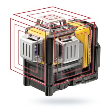 Лазер DeWalt DCE089D1R с перекрестной линией + штатив + очки