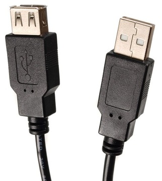 KABEL USB 5m PRZEDŁUŻACZ MĘSKO-ŻEŃSKI A-A USB 2.0