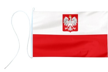 Flaga Polski bandera jachtowa 30x20cm żeglarska qg