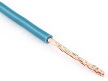 Kabel przewód LgY 6mm H07V-K Niebieski 50mb 186192