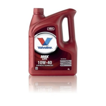 VALVOLINE MAXLIFE SAE 10W40 4L PROMOCJA!!