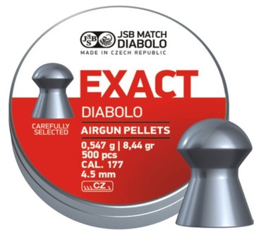 ŚRUT DIABOLO 4,5 mm 500szt JSB EXACT PRECYZYJNY