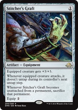 MTG Stitcher's Graft (Rare)