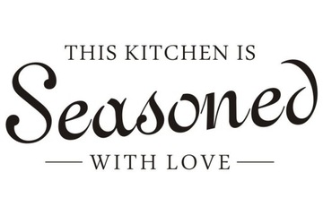 Napis na ścianę naklejka - This kitchen... 32