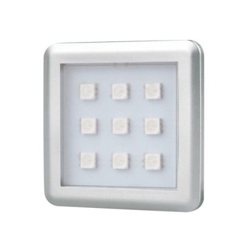 SQUARE RGB oprawa podszafkowa LED 2W Aluminium Wielokolorowa