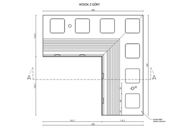 SOPRO PT 266 NAROŻNIK PROFILI TARAS BALKON SZARY