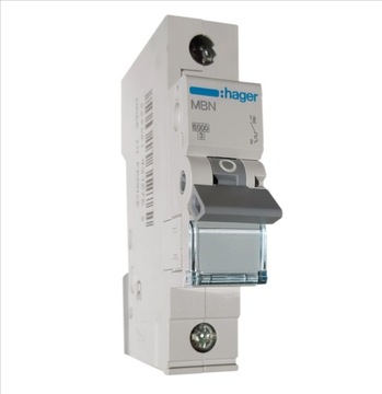 HAGER Wyłącznik nadprądowy B16A MBN116E 1-FAZ S301