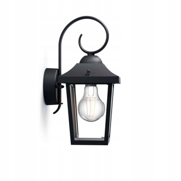 PHILIPS садовый светильник Светодиодный фасадный настенный светильник BUZZARD lantern 17236/30/PN