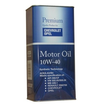 OLEJ FANFARO OPEL 10W-40 5L A3/B4