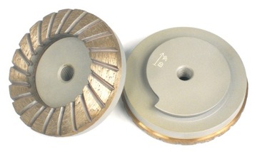 FREZ WYPUKŁY TURBO 100MM / M14 + ŚLIMAK DO GRANITU