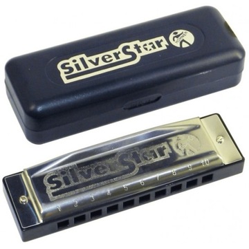 Губная гармошка Hohner SilverStar D + футляр