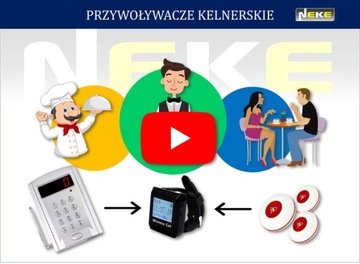 System Przyzywowy RESTAURACJI wzywanie kelnera 10