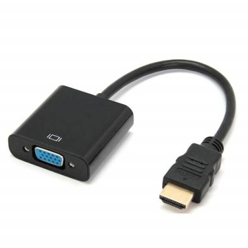 Adapter Konwerter z HDMI do VGA kabel DSUB Kabel Przejściówka Monitor