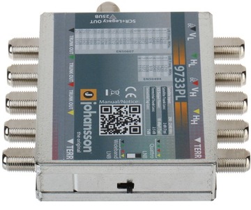 Мультипереключатель Unicable I/II MS-9733PL Johansson