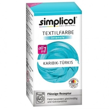 SIMPLICOL Barwnik do tkanin Karaibski turkus