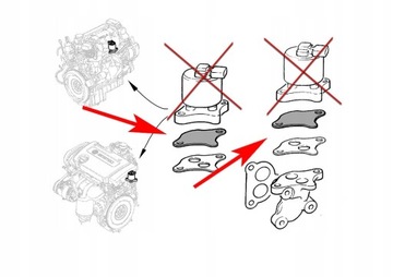 Крышка клапана рециркуляции отработавших газов OPEL Astra F/G Corsa C 1.6 1.8