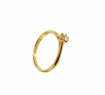 Pierścionek ZARĘCZYNOWY z BRYLANTEM 0.40 ct -50%