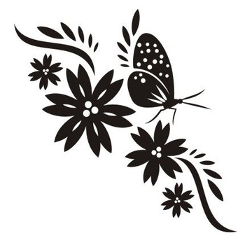 Naklejka na ścianę motyle - Motylkowa fantazja 36