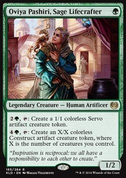 Oviya Pashiri, Sage Lifecrafter - produkuje tokeny