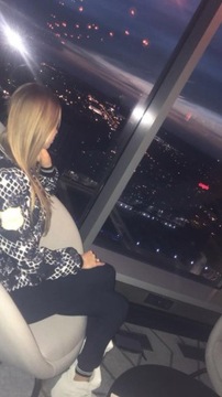 Lia capricci spodnie dresowe granat ściągacze M%%%