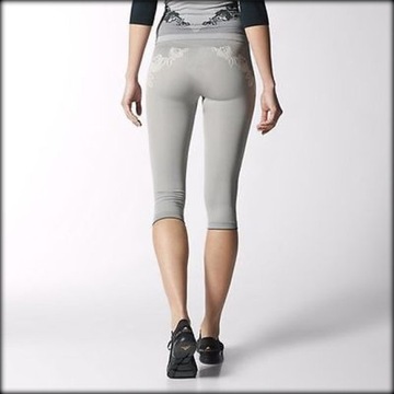 ADIDAS STELLA McCARTNEY INTARSIA-KNIT STONE YOGA P