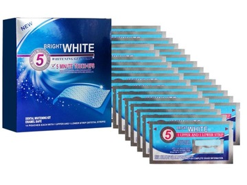 BRIGHT WHITE PASKI WYBIELAJĄCE 56 szt SUPER STRONG