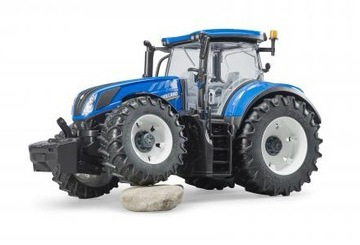 Трактор Bruder 03121+02010 New Holland с фронтальным погрузчиком и прицепом