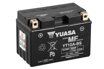 AKUMULATOR MOTOCYKLOWY YUASA YT12A-BS 12V 10Ah