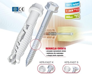 фото ориг. №3, Clips for concrete screw - metal 12 x 160 mm 25 pcs.